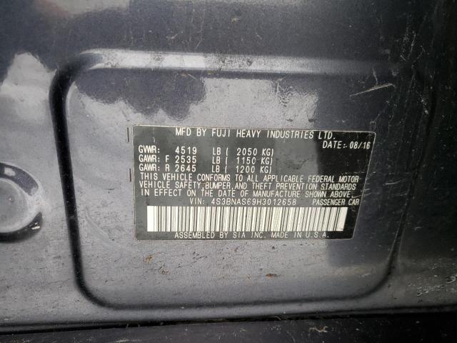 2017 SUBARU LEGACY SPO 4S3BNAS69H3012658