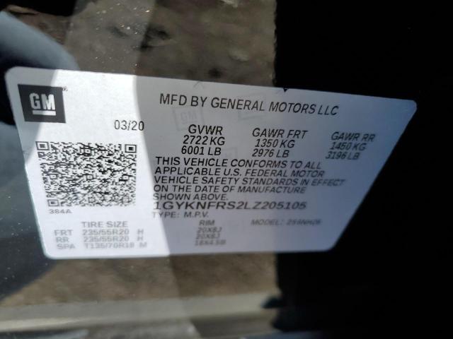 2020 CADILLAC XT5 PLATIN 1GYKNFRS2LZ205105