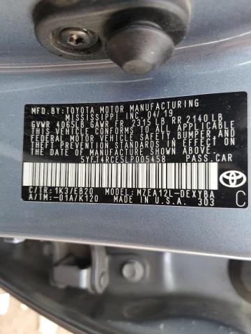 2020 TOYOTA COROLLA XS - 5YFT4RCE5LP005458