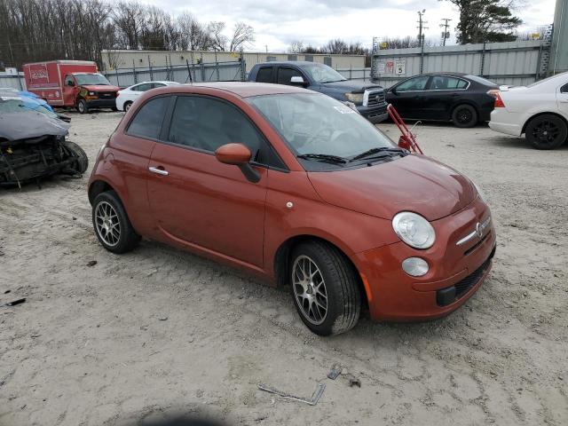  FIAT 500 2012 Сожжен