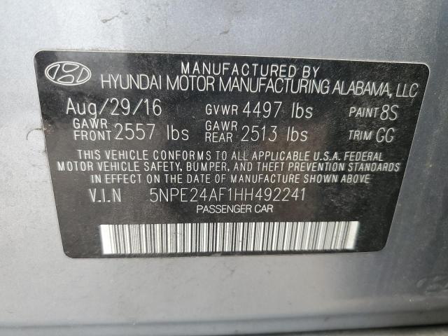 2017 HYUNDAI SONATA SE - 5NPE24AF1HH492241