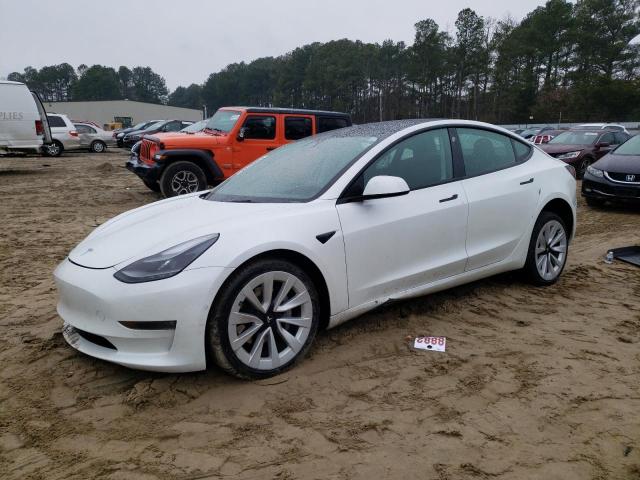 Lot #2423575076 2022 TESLA MODEL 3 salvage car