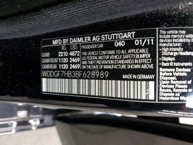 WDDGF7HB3BF628989 2011 MERCEDES-BENZ C-CLASS - Image 13