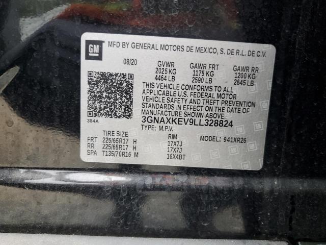 2020 CHEVROLET EQUINOX LT - 3GNAXKEV9LL328824