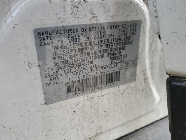 2019 NISSAN KICKS S 3N1CP5CUXKL497510
