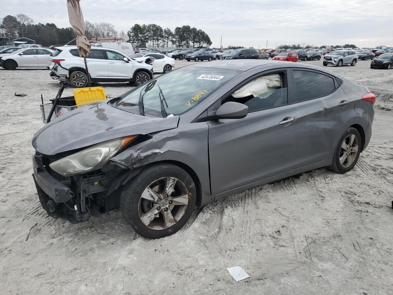 5NPDH4AE8DH358841 2013 Hyundai Elantra Gls