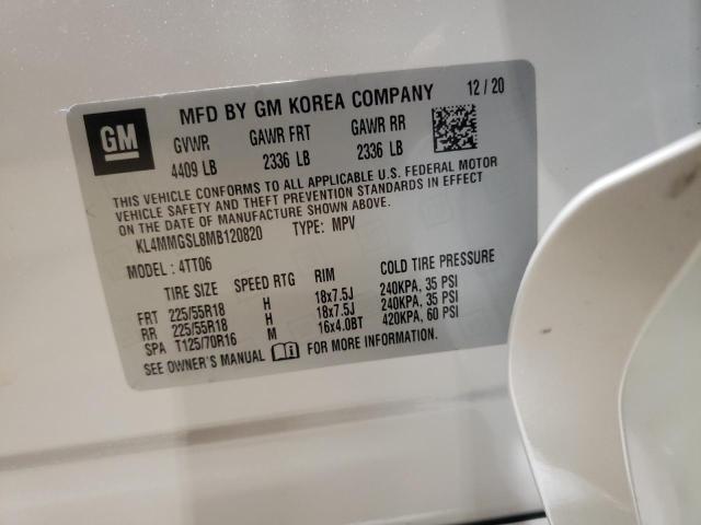 2021 BUICK ENCORE GX KL4MMGSL8MB120820