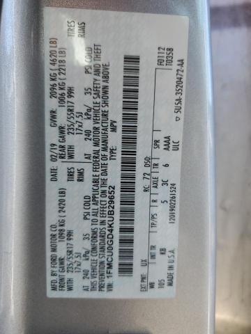 1FMCU0GD4KUB29652 2019 FORD ESCAPE - Image 13