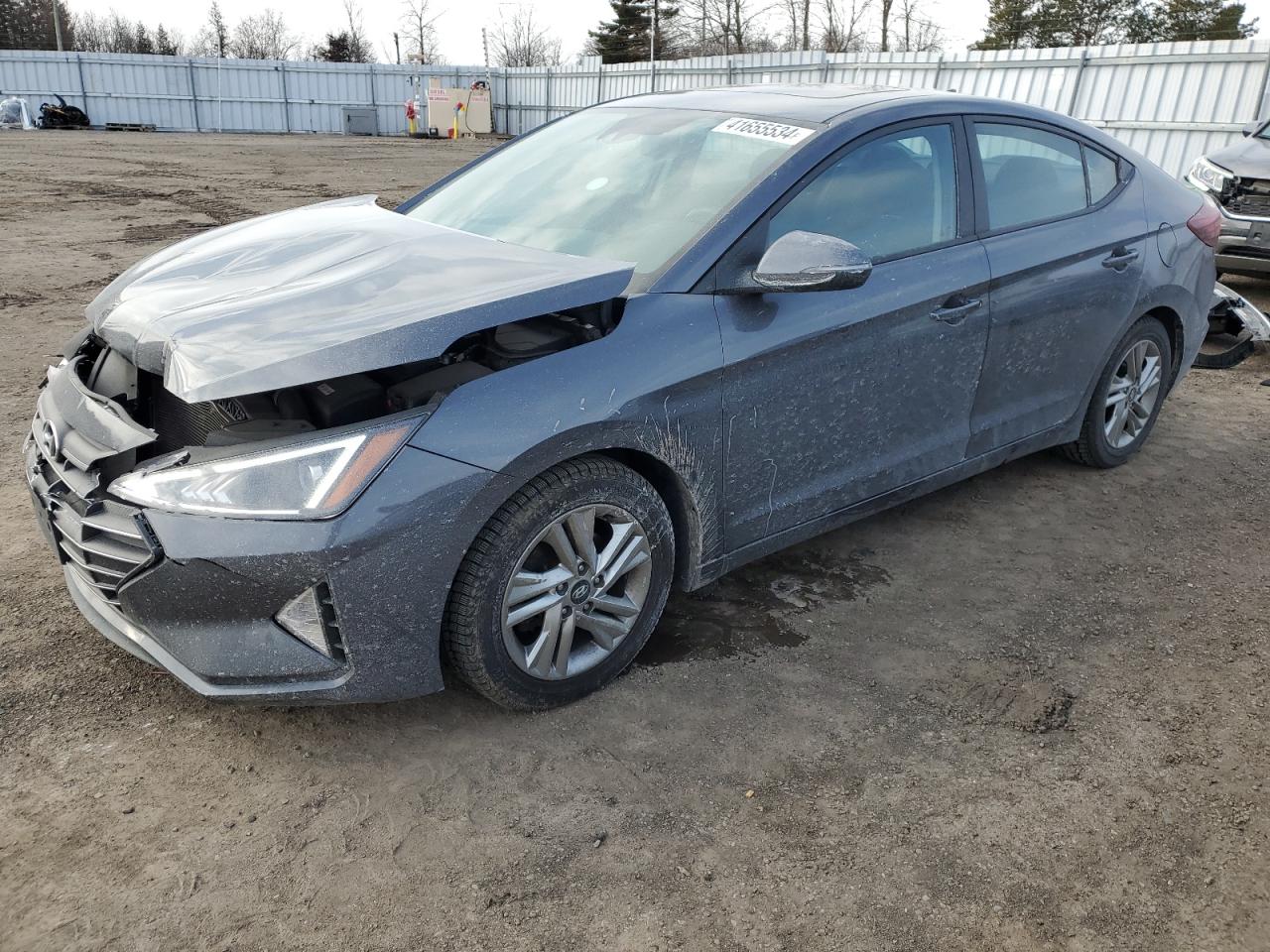 KMHD84LF1KU876195 2019 Hyundai Elantra Sel