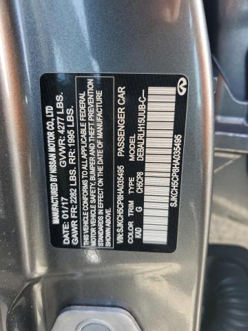 2017 INFINITI QX30 BASE SJKCH5CP8HA035495