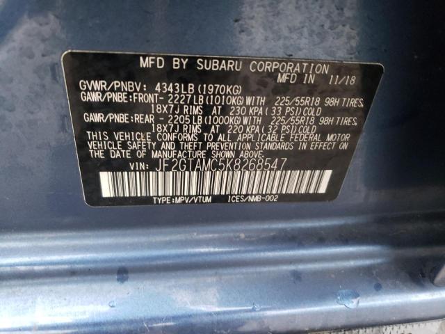 2019 SUBARU CROSSTREK JF2GTAMC5K8268547