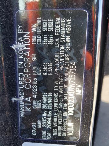 KNDJ23AU7N7157184 2022 Kia Soul Lx