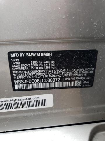 2020 BMW M5 BASE WBSJF0C06LCD38872