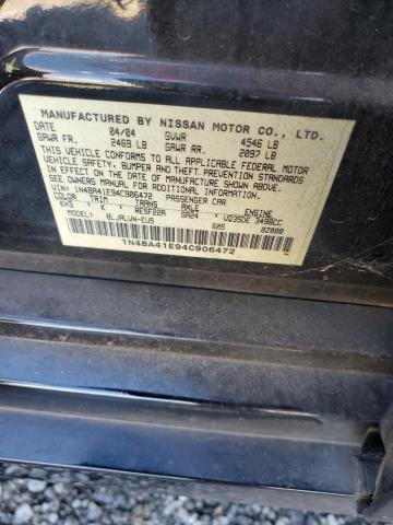 1N4BA41E94C906472 2004 Nissan Maxima Se