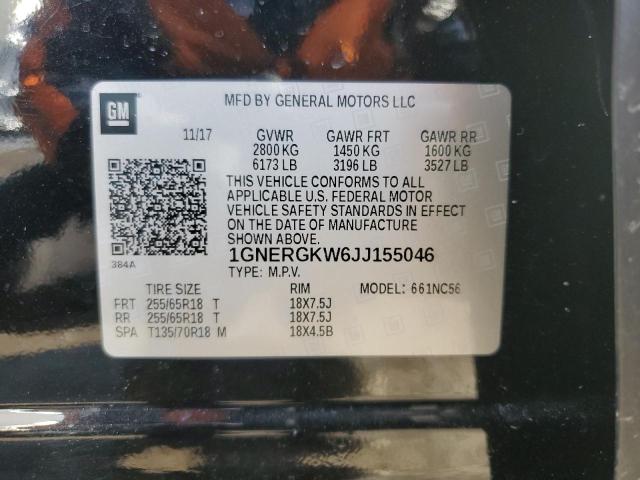 2018 CHEVROLET TRAVERSE L - 1GNERGKW6JJ155046