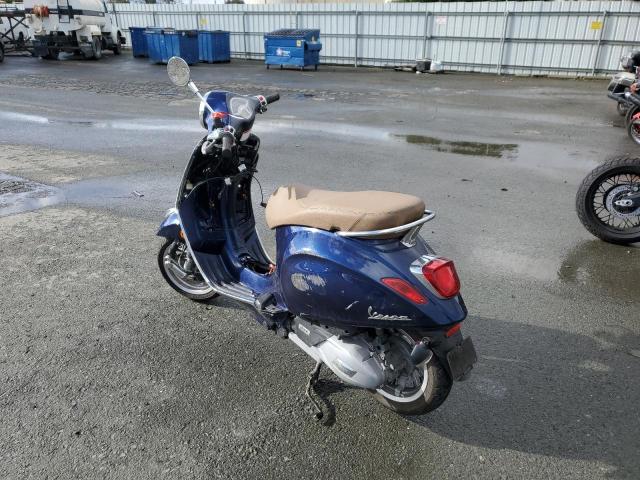 2020 VESPA SCOOTER ZAPM818G4L5901654