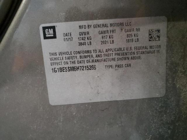 2017 CHEVROLET CRUZE LT 1G1BE5SM6H7215269