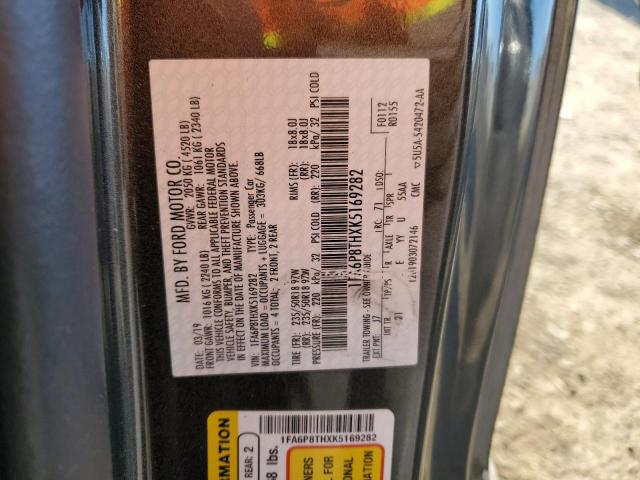 2019 FORD MUSTANG 1FA6P8THXK5169282