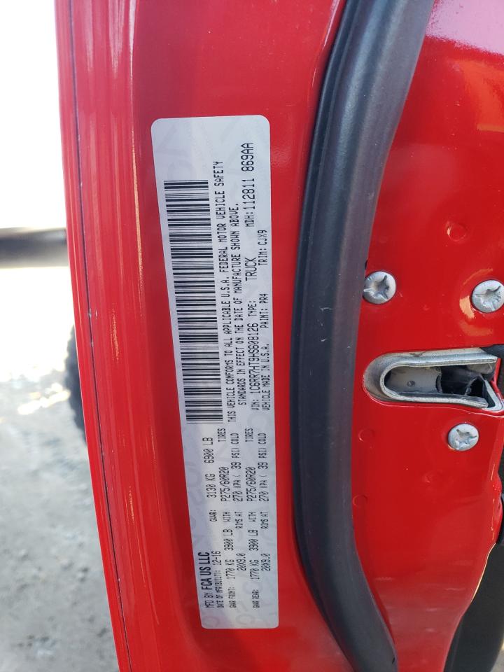 1C6RR7HT9HS608126 2017 Ram 1500 Sport