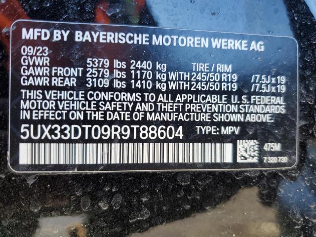 2024 BMW X4 XDRIVE3 - 5UX33DT09R9T88604