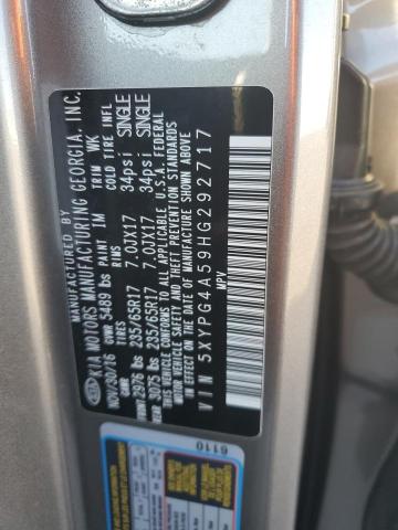 2017 KIA SORENTO LX 5XYPG4A59HG292717