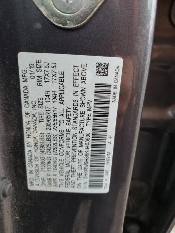 2019 HONDA CR-V LX 2HKRW5H36KH403830
