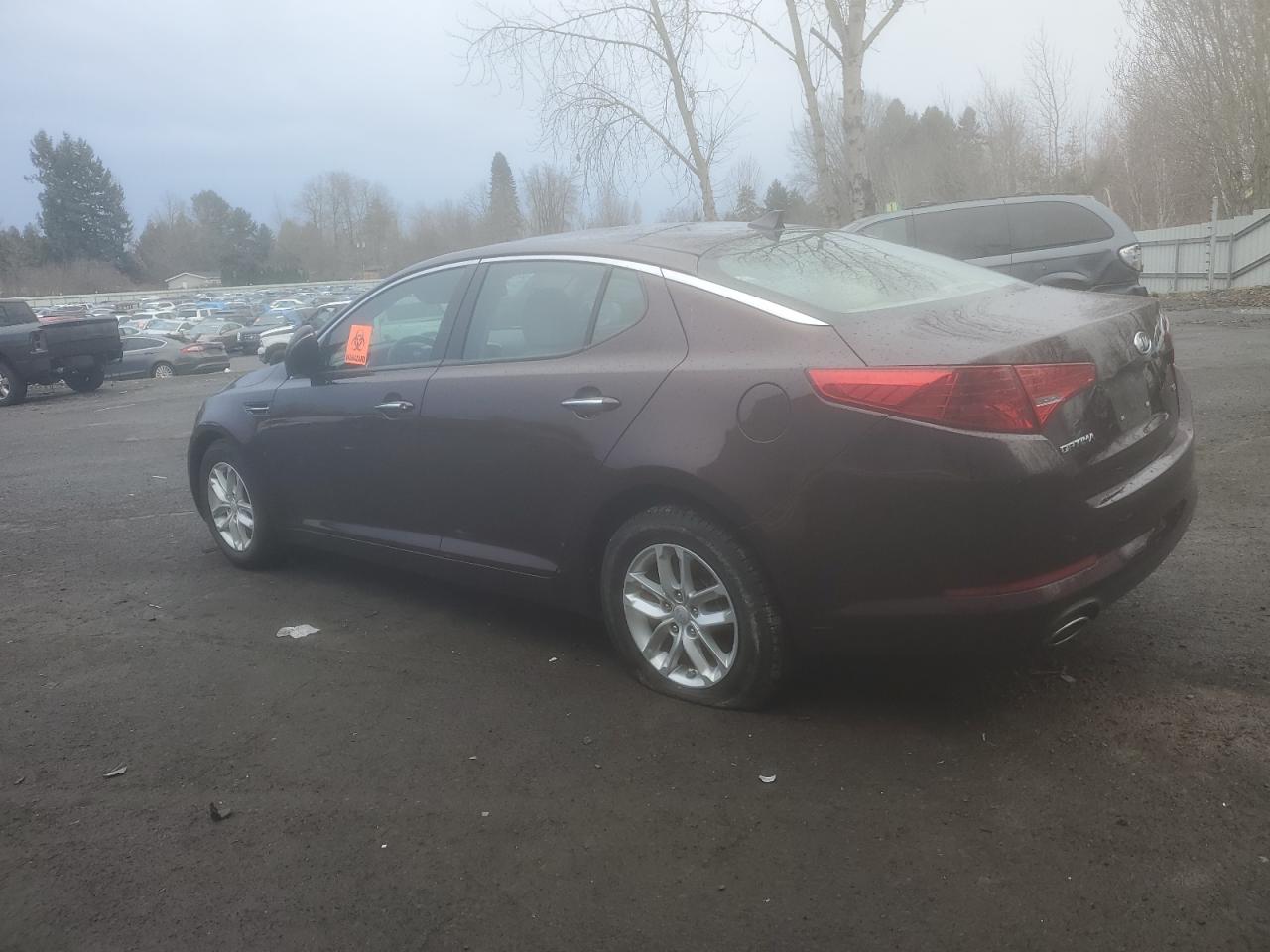 KIA OPTIMA LX 2012 burgundy  gas 5XXGM4A7XCG036979 photo #3