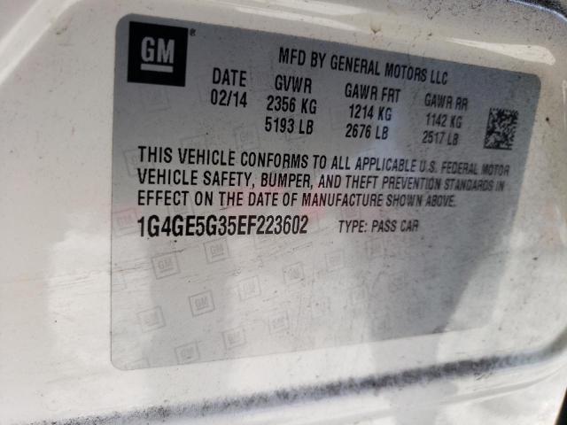 2014 Buick Lacrosse Premium VIN: 1G4GE5G35EF223602 Lot: 44523654