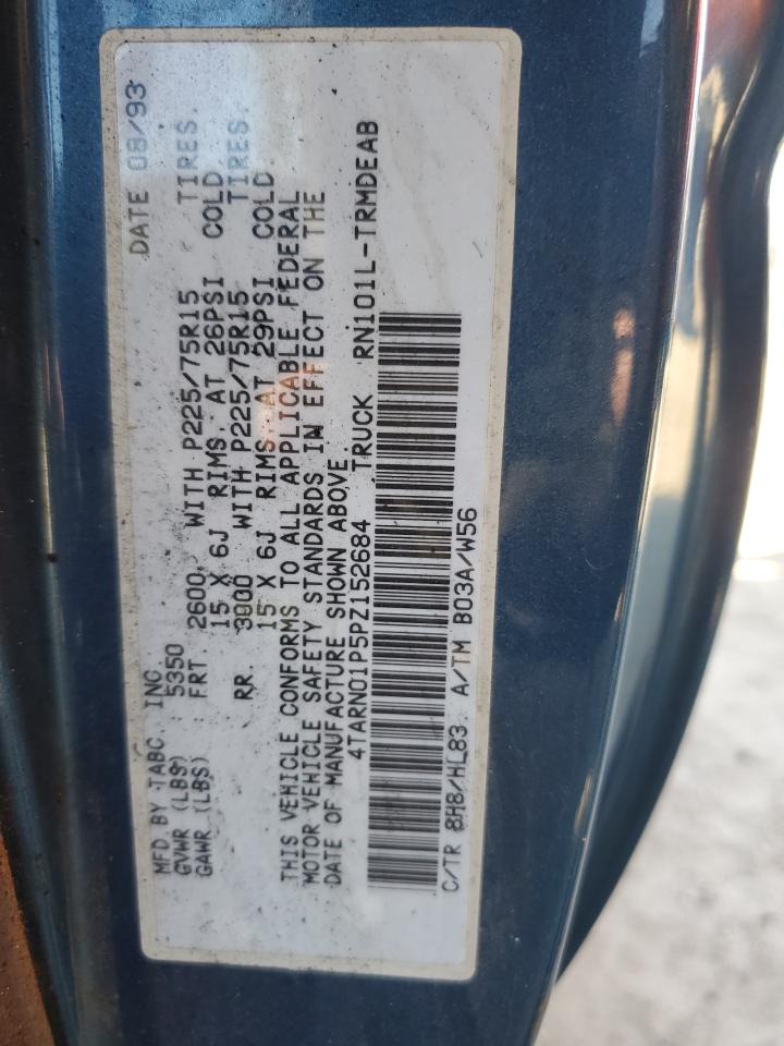 4TARN01P5PZ152684 1993 Toyota Pickup 1/2 Ton Short Wheelbase Dx