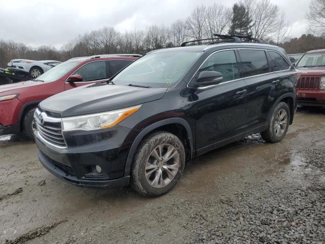 VIN 5TDJKRFHXES028537 2014 Toyota Highlander, Xle no.1