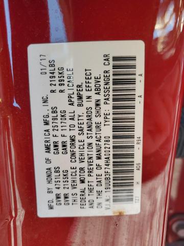 2017 ACURA TLX ADVANC 19UUB3F74HA002780