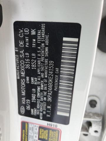 2019 KIA RIO S 3KPA24AB0KE241539