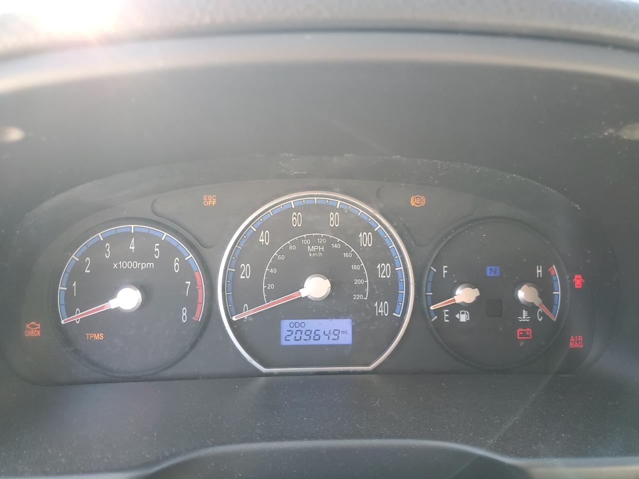 5NMSG13D69H318677 2009 Hyundai Santa Fe Gls