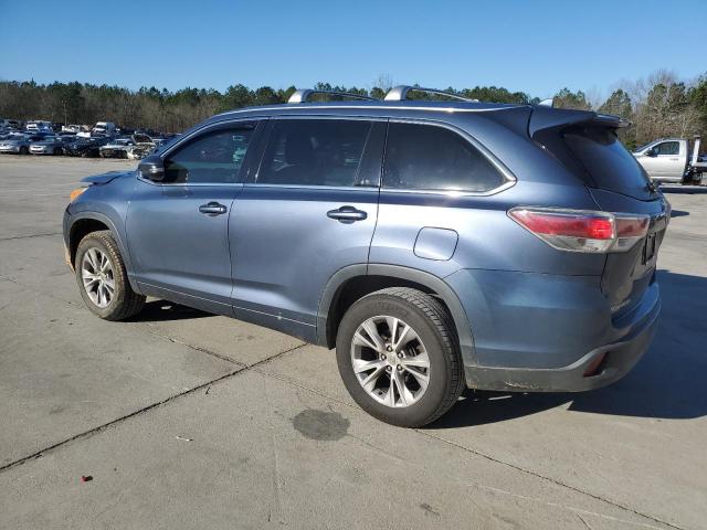 VIN 5TDKKRFH3ES028304 2014 Toyota Highlander, Xle no.2