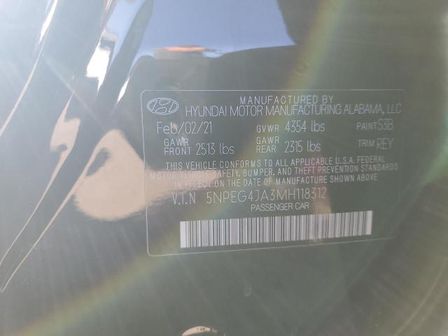 2021 HYUNDAI SONATA SE 5NPEG4JA3MH118312
