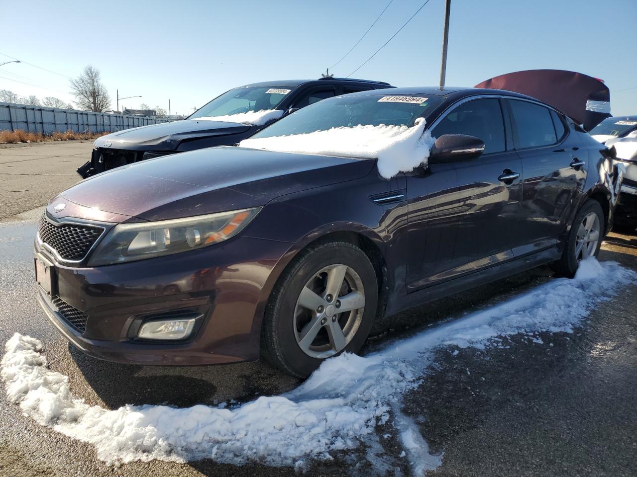 2014 Kia Optima Lx vin: 5XXGM4A75EG305652