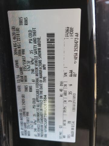 2017 FORD ESCAPE S - 1FMCU0F79HUC61584