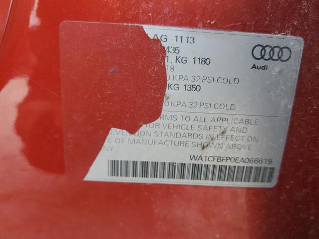 VIN WA1CFBFP0EA066619 2014 Audi Q5, Premium no.12