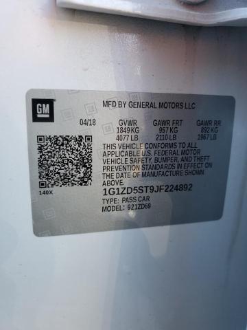 1G1ZD5ST9JF224892 2018 CHEVROLET MALIBU - Image 12