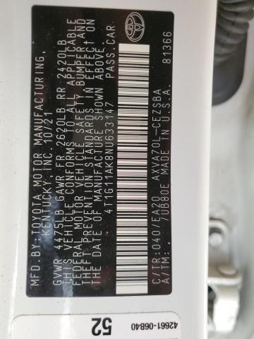 2022 TOYOTA CAMRY SE - 4T1G11AK8NU633147
