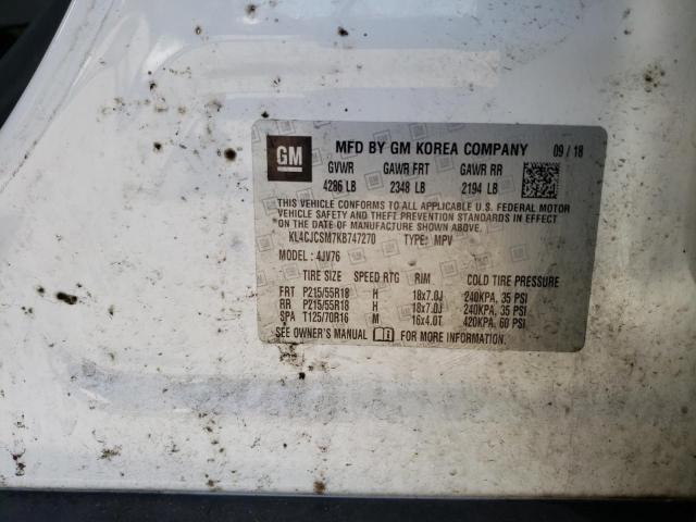 2019 BUICK ENCORE ESS KL4CJCSM7KB747270