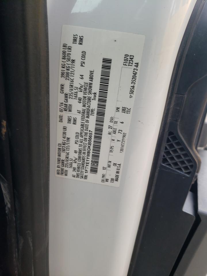 1FTYE1YM8GKB56657 2016 Ford Transit T-150