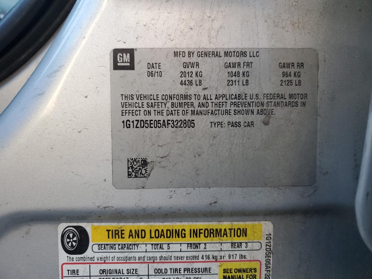 CHEVROLET MALIBU 2LT