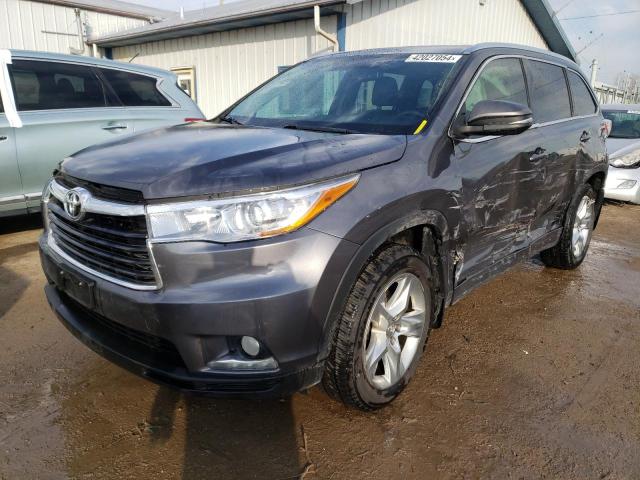 VIN 5TDDKRFH1ES007086 2014 Toyota Highlander, Limited no.1