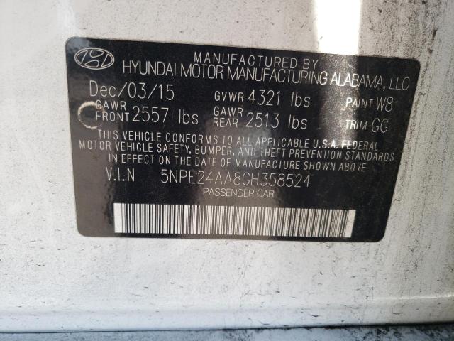 2016 HYUNDAI SONATA ECO 5NPE24AA8GH358524