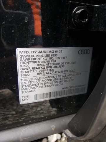  AUDI Q7 2023 Чорний