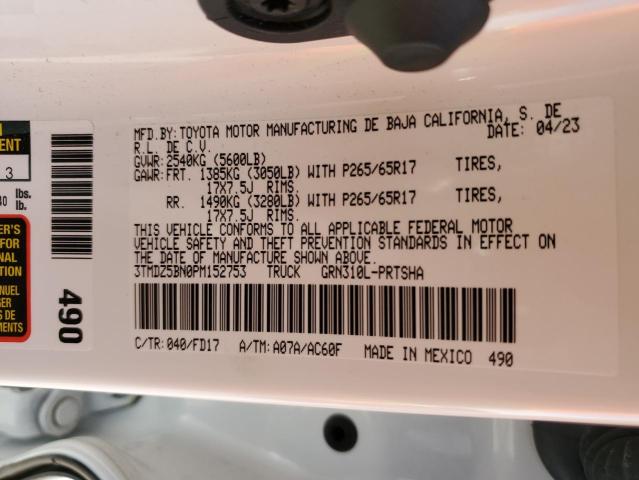 2023 TOYOTA TACOMA DOU - 3TMDZ5BN0PM152753