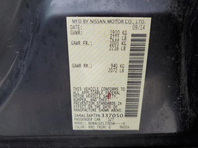 2015 NISSAN ALTIMA 2.5 1N4AL3AP7FN337050