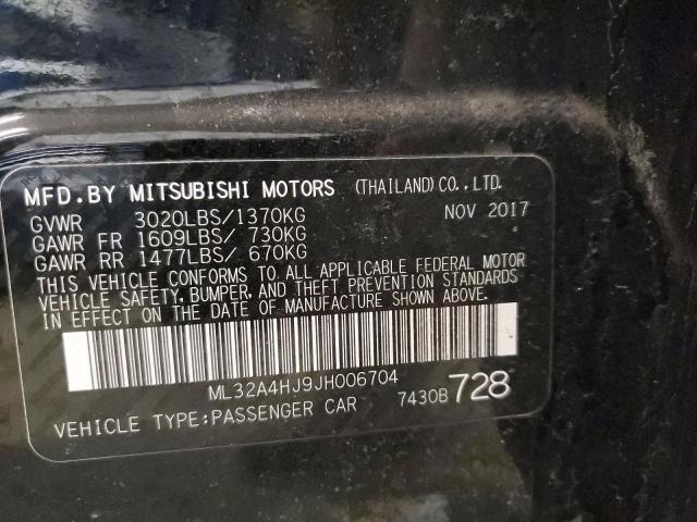 VIN ML32A4HJ9JH006704 2018 MITSUBISHI MIRAGE no.13