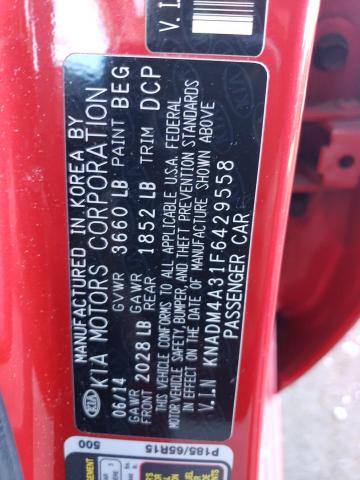 2015 KIA RIO LX KNADM4A31F6429558